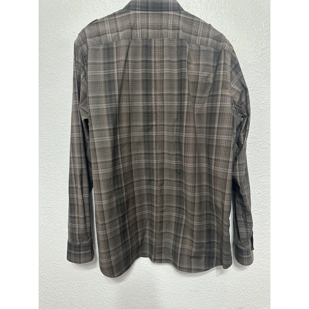 Banana Republic Mens Plaid Button Down Shirt Long Sleeve XL
